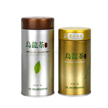 圓形烏龍茶葉鐵皮罐,馬口鐵茶葉罐包裝廠家